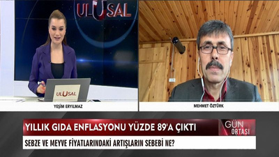 Yıllık gıda enflasyonu yüzde 89'a çıktı